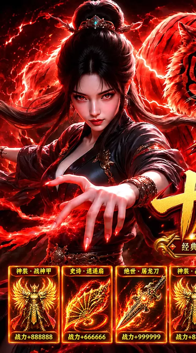 烈焰领主（复古十二职业元宝服）游戏截图2