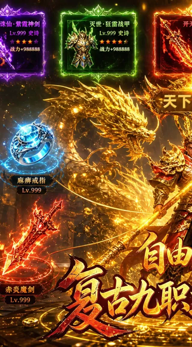 自由之光（天赋流复古九职业）游戏截图2